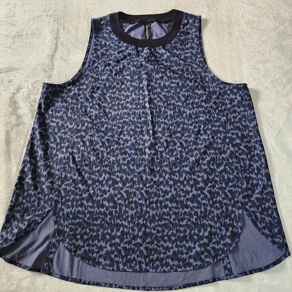 Athleta Camo/Animal Print Sleeveless Top Size Large - Picture 1 of 8